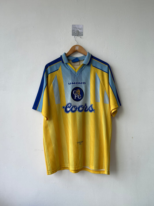 (XL) Chelsea 1996-97 Away Shirt Zola #25