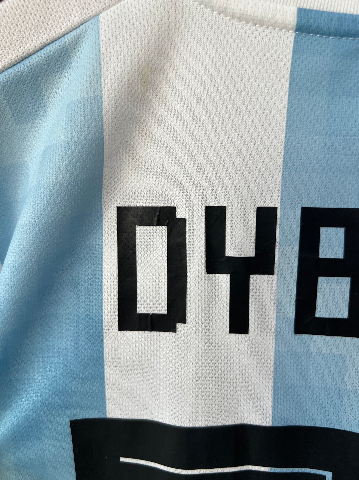 (L) Argentina 2018-19 Home Shirt Dybala #21