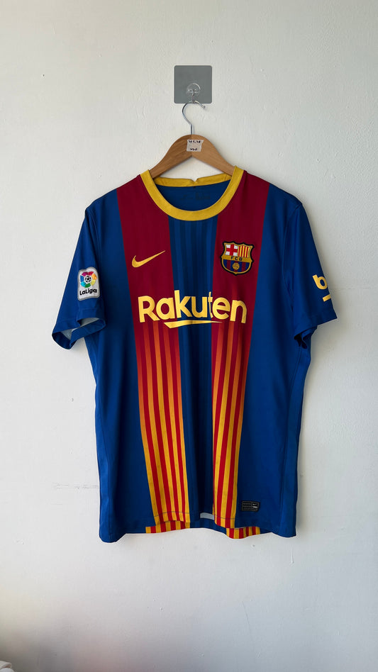 Barcelona 2020-21 Clasico Messi #10 (L fits M)