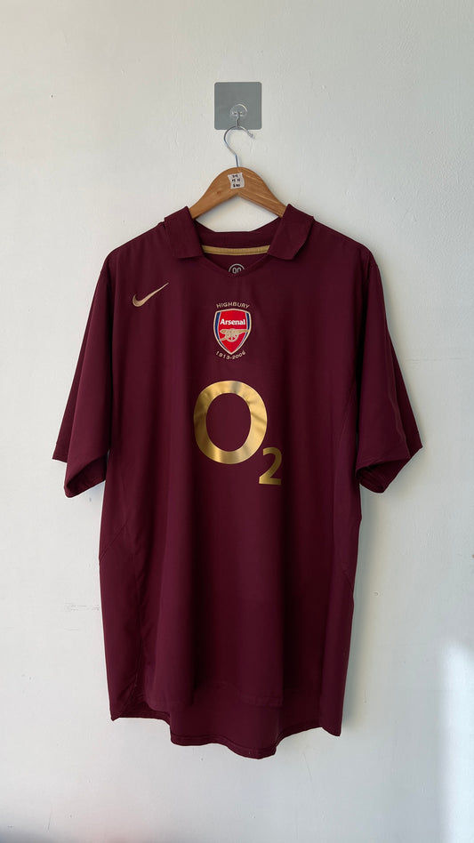 Arsenal 2005-06 Home 'Highbury' Shirt Henry #14 (XL)