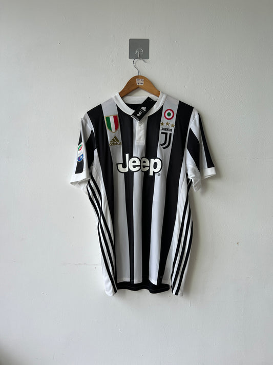(M) Juventus 2017-18 Home Shirt Dybala #10 (NEW)
