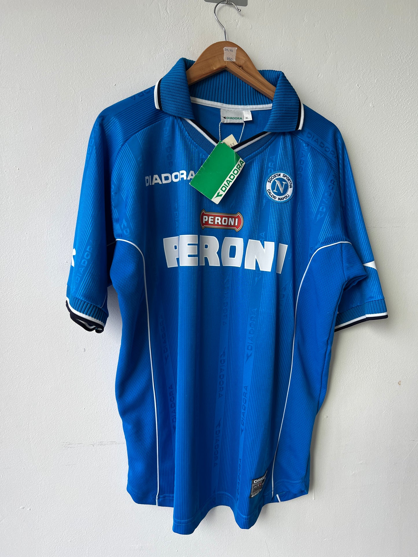 (XL) Napoli 2000-01 Home Shirt (NEW)
