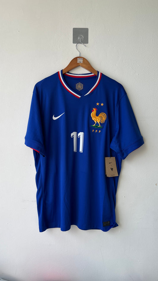 France 2024-25 Home Shirt Dembele #11 (Brand New) (XL)