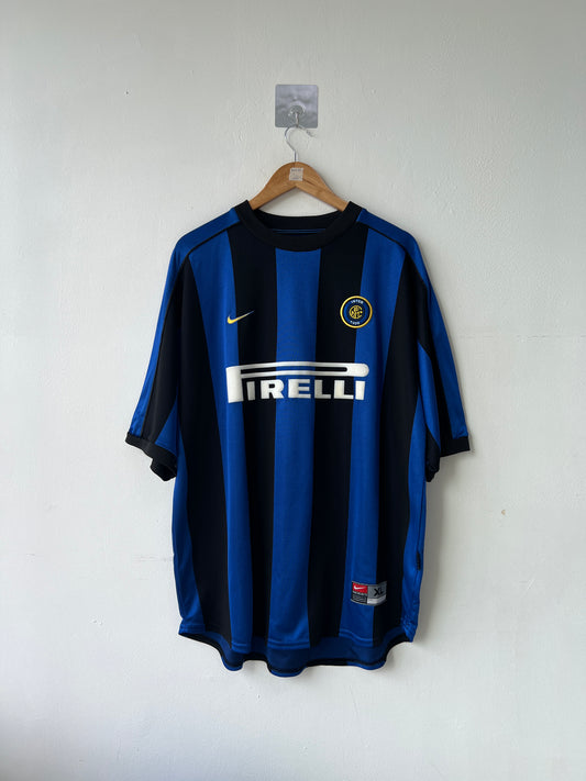 (XL) Inter Milan 1999-00 Home Shirt Ronaldo #9