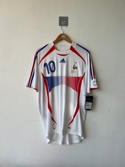 France 2006-08 Away Shirt Zidane #10 (Brand New) (L)