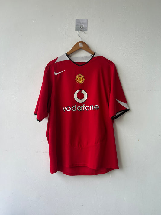 (XL) Manchester United 2004-06 Home Shirt J. S. Park #13
