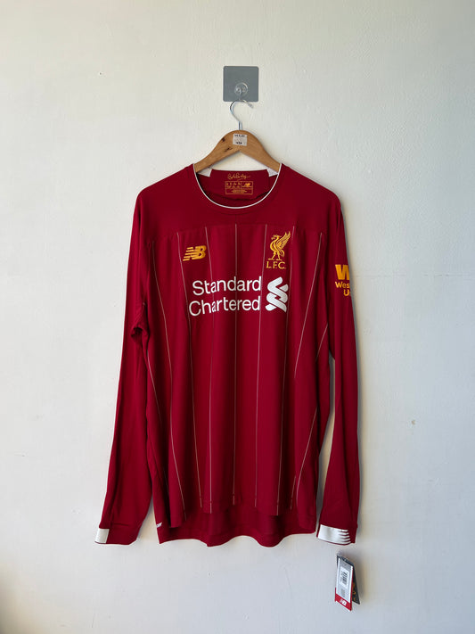 Liverpool 2019-20 Home Long Sleeve Shirt M. Salah #11 (NEW) (XL)