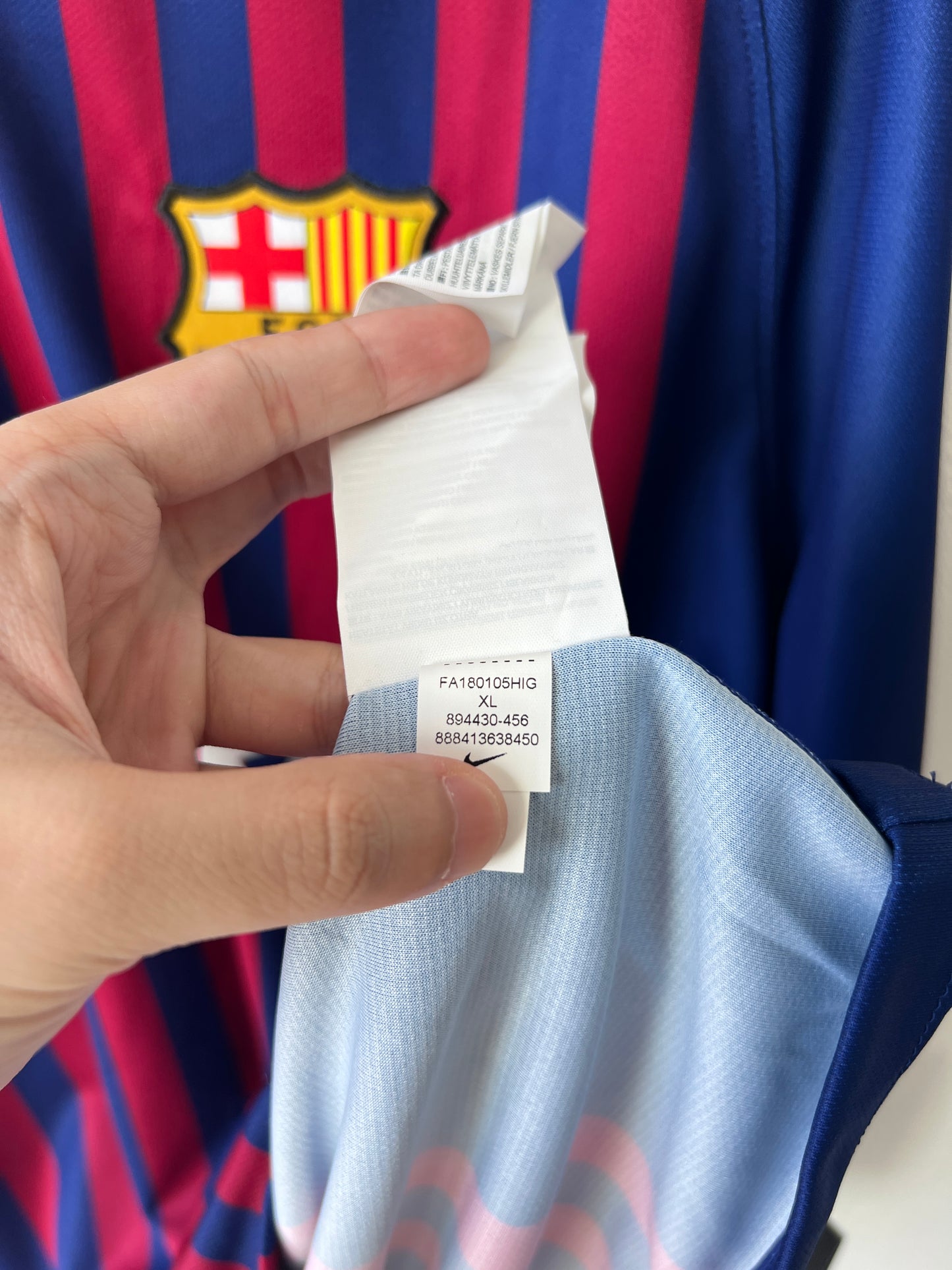 Barcelona 2018-19 Home Shirt Messi #10 (Brand New) (XL)