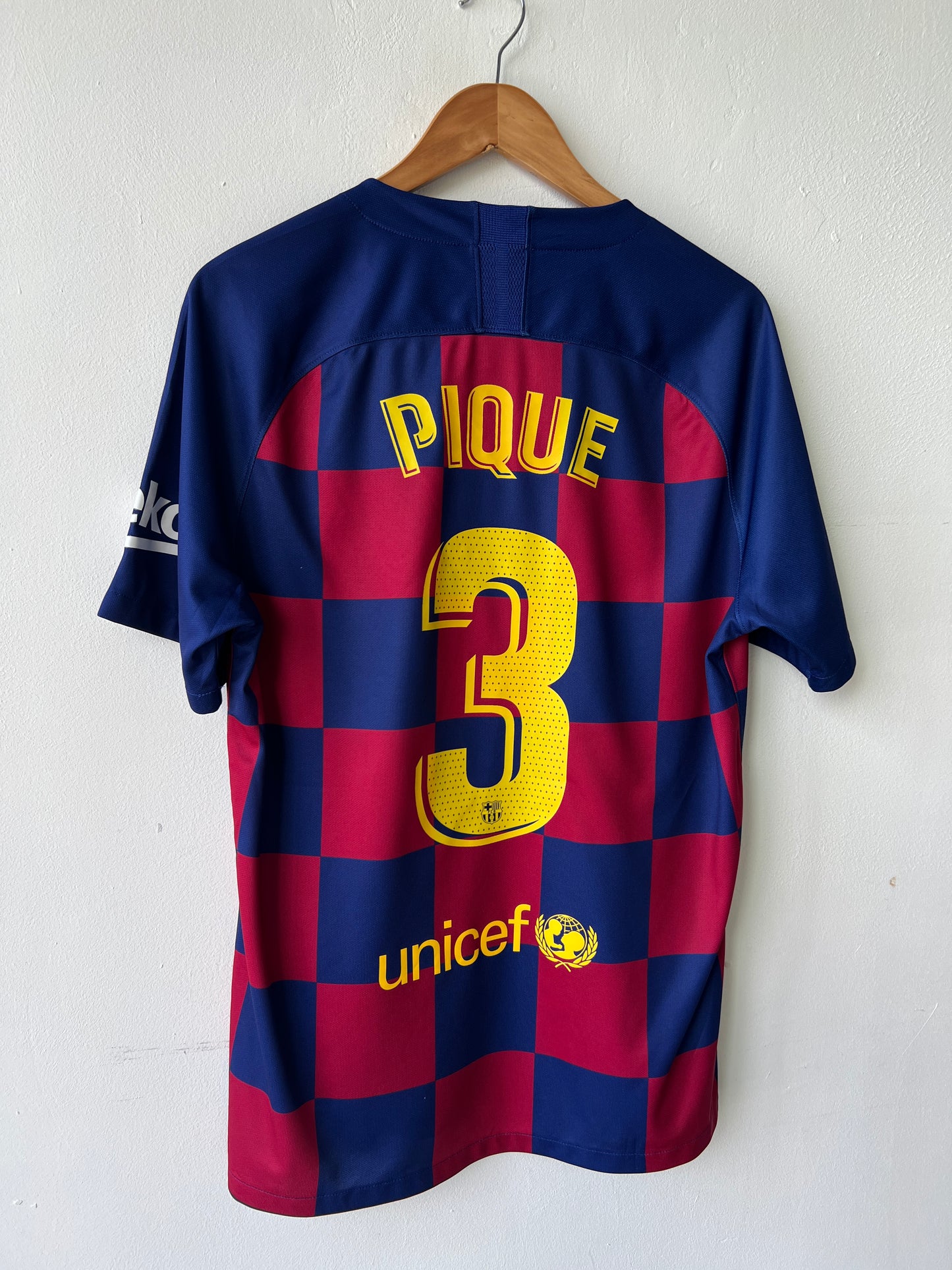 (L) Barcelona 2019-20 Home Shirt Pique #3