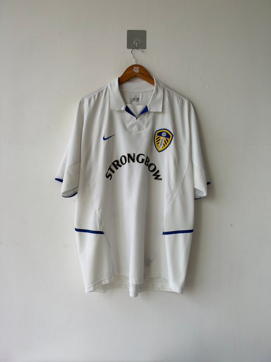 (XL) Leeds United 2002-03 Home Shirt Viduka #9