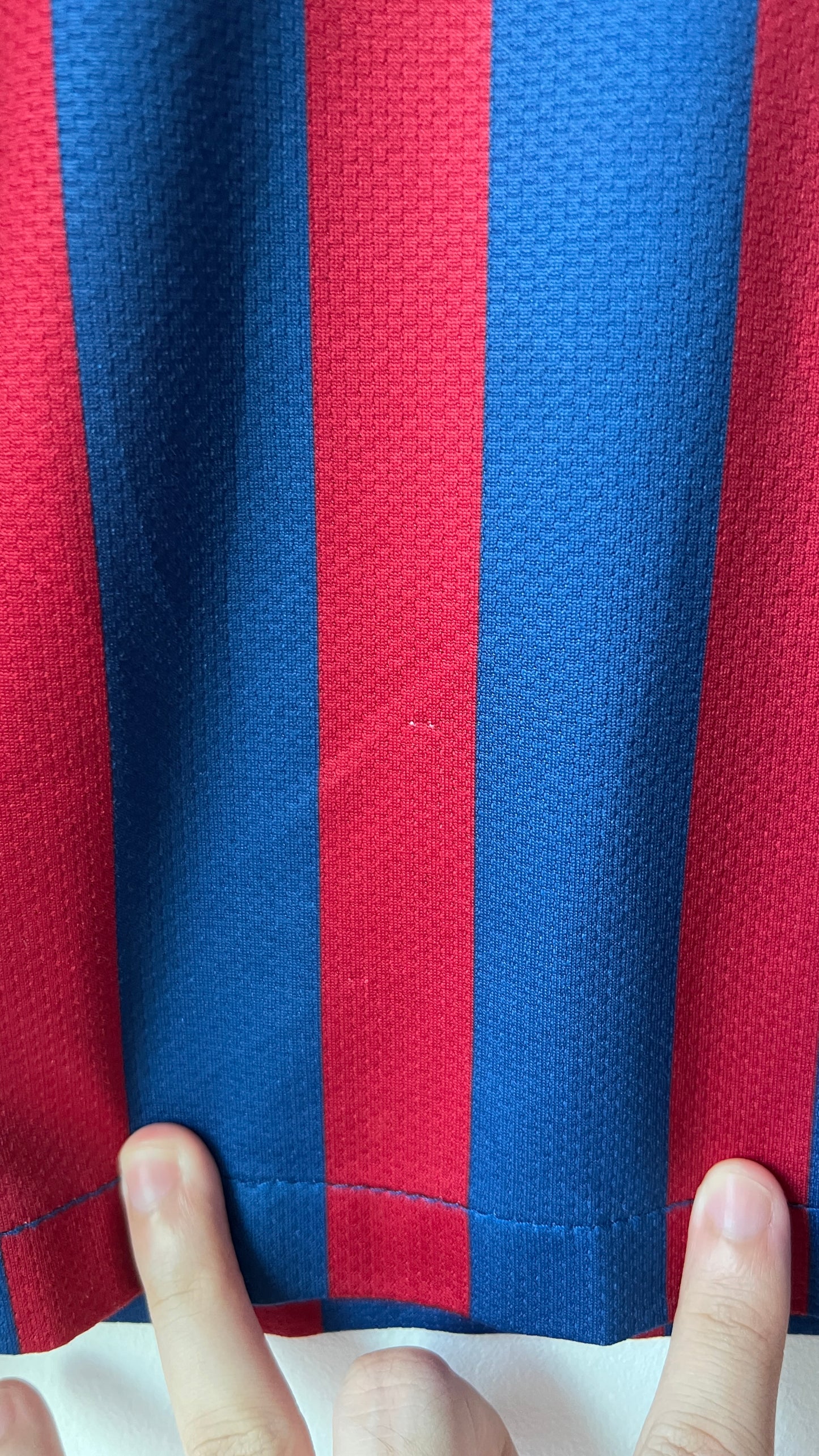 Barcelona 2011-12 Home L/S Shirt Messi #10 (M)