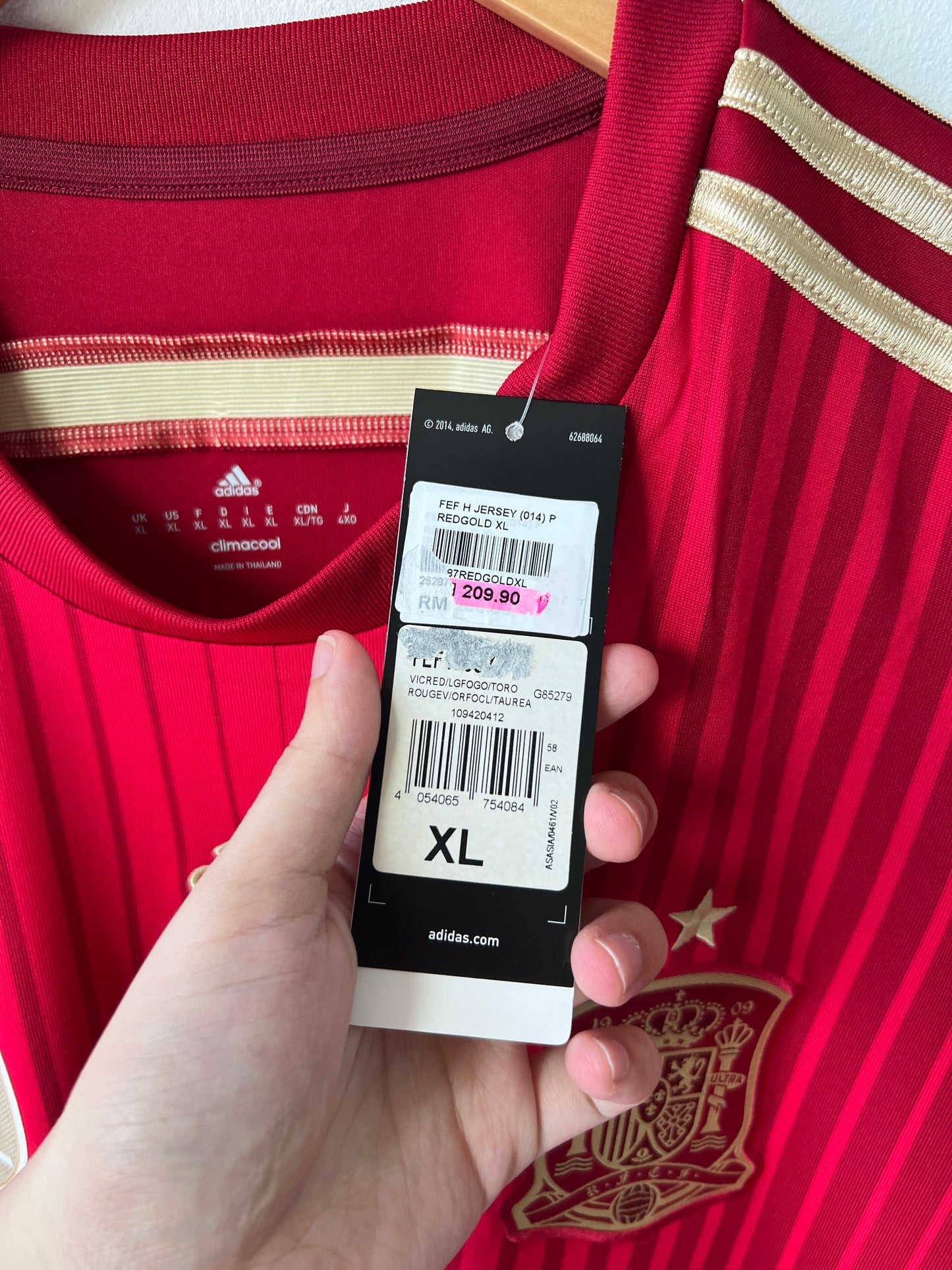 Spain 2013-15 Home Shirt Alonso #14 (NEW) (XL)