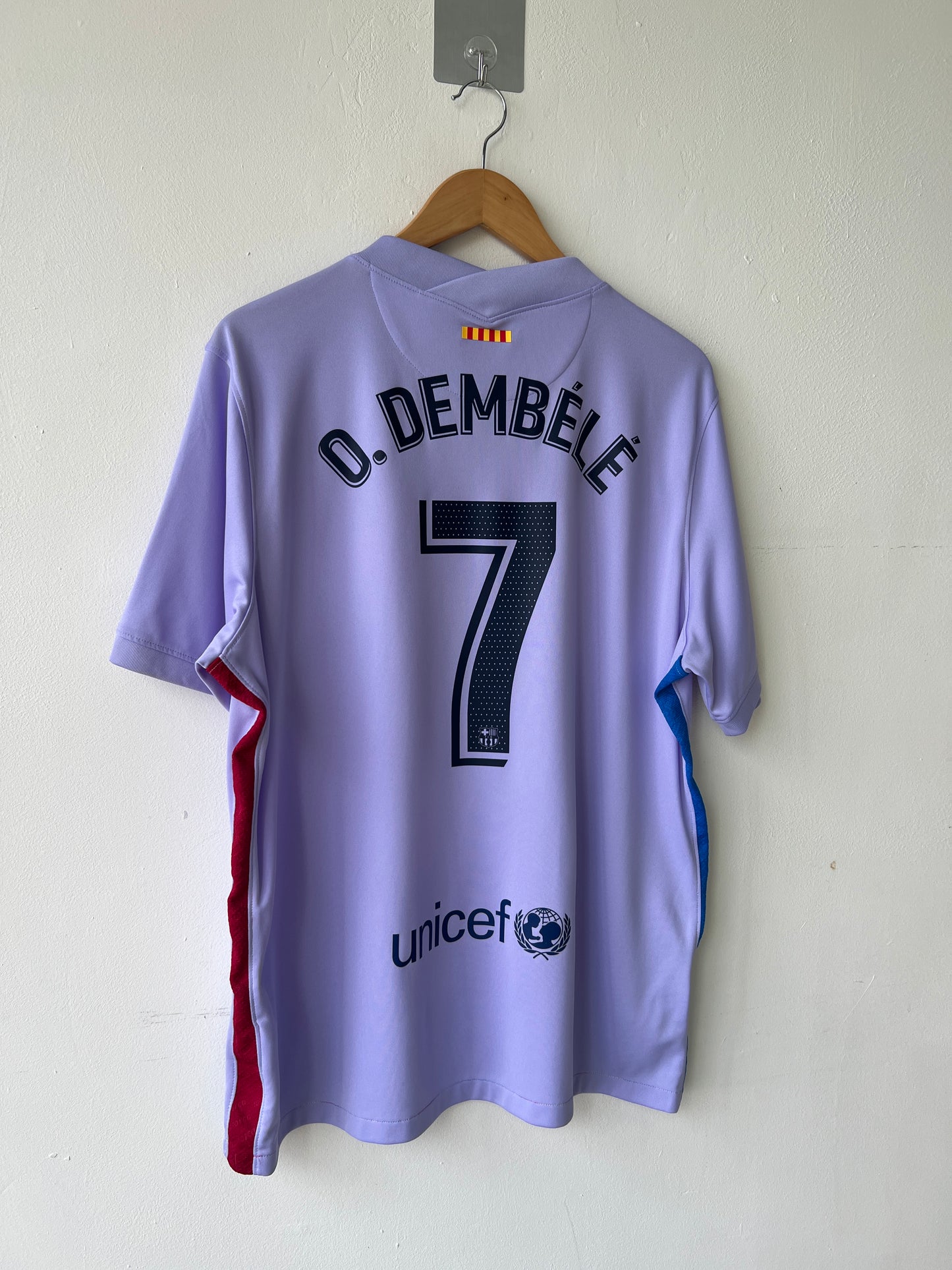 (XL) Barcelona 2021-22 Away Shirt O. Dembele #7