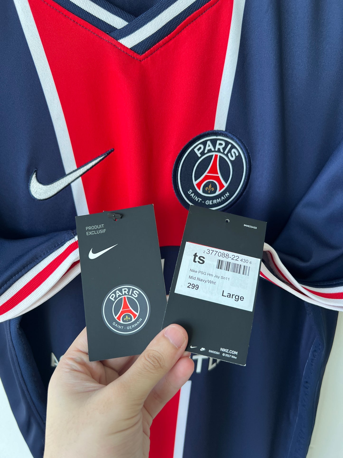 PSG 2020-21 Home Shirt Neymar JR. #10 (Brand New) (L)