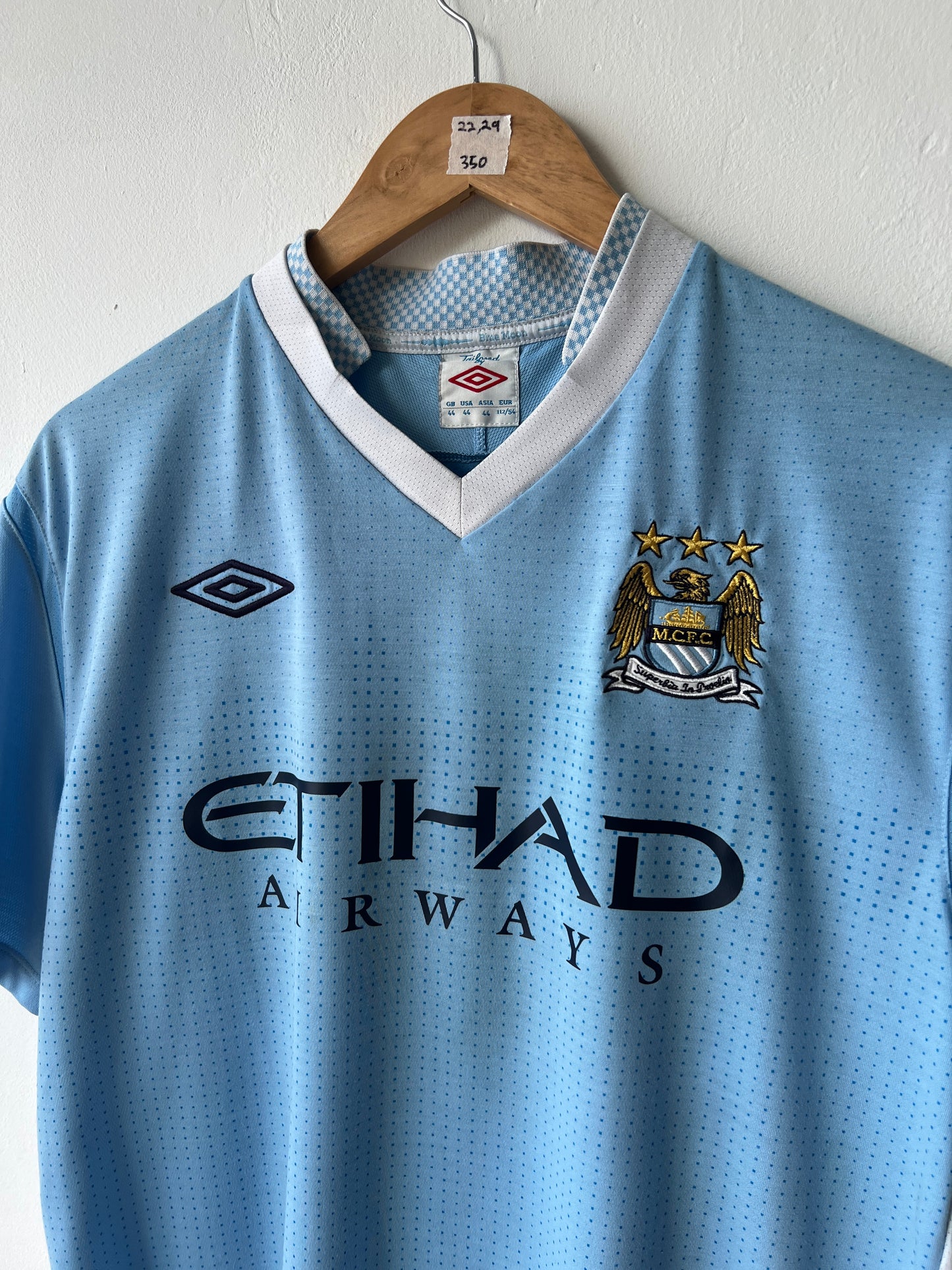 Manchester City 2011-12 Home Shirt Kun Aguero #16 (L)