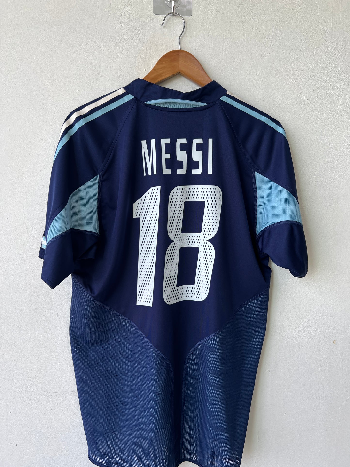 (M) Argentina 2004-05 Away Shirt Messi #18