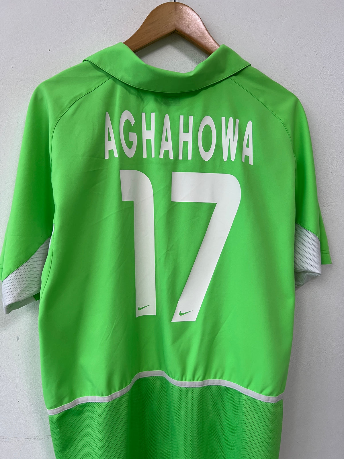 (L) Nigeria 2002-04 Home Shirt Aghahowa #17