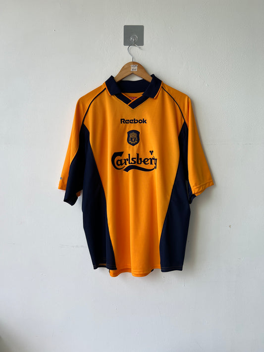 (L) Liverpool 2000-02 Away Shirt Gerrard #17