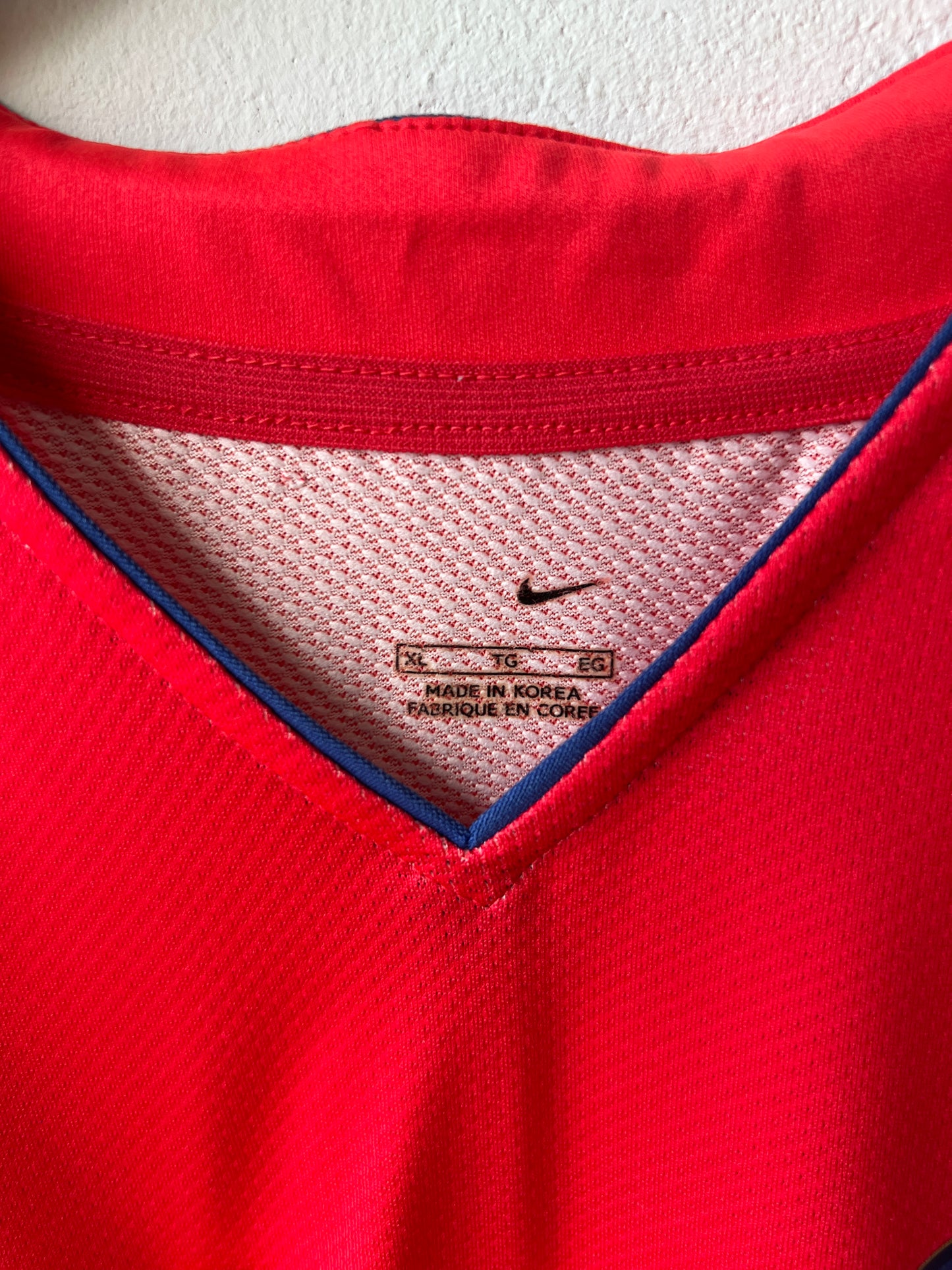 (XL) South Korea 2006-08 Home Shirt Ji Sung #7