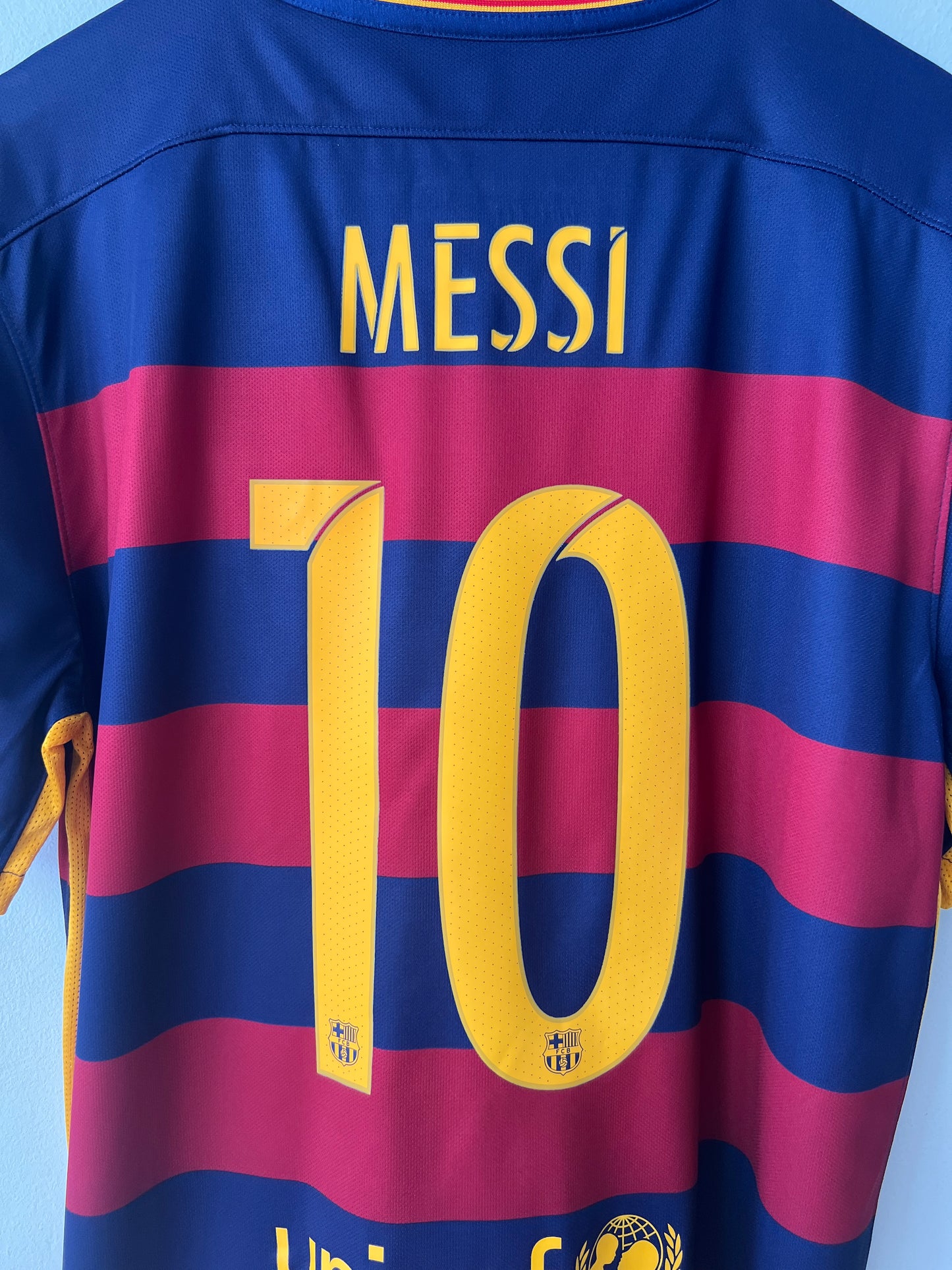 (L) Barcelona 2015-16 Home Shirt Messi #10 (NEW)