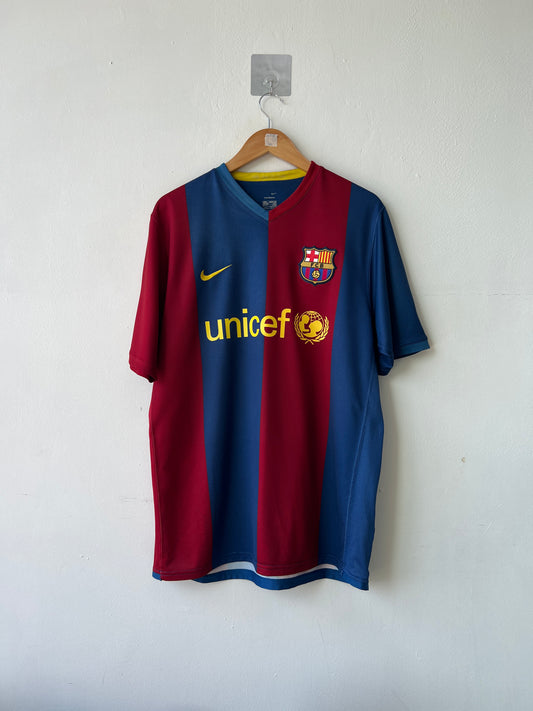 (L) Barcelona 2006-07 Home Shirt Ronaldinho #10