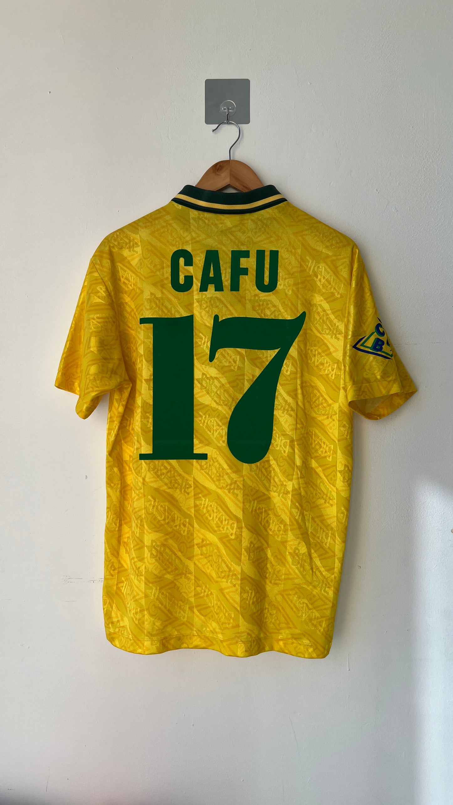Brazil 1991-93 Home Shirt Cafu #17 (L)