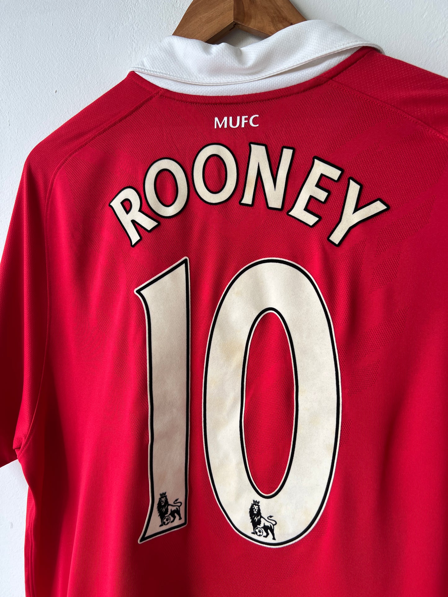 Manchester United 2010-11 Home Shirt Rooney #10 (L)