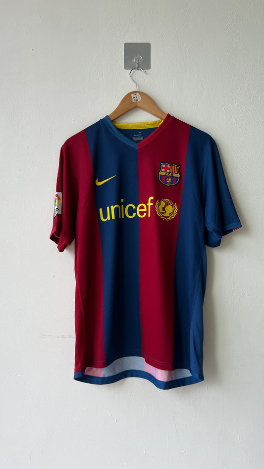 Barcelona 2006-07 Home Shirt Messi #19 (L)