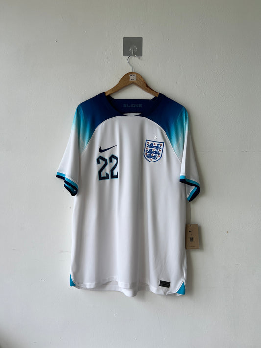 (XL) England 2022-23 Home Shirt Bellingham #22 (NEW)