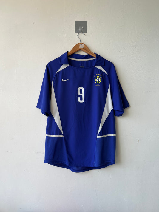 Brazil 2002-04 Away Shirt Ronaldo #9 (M)