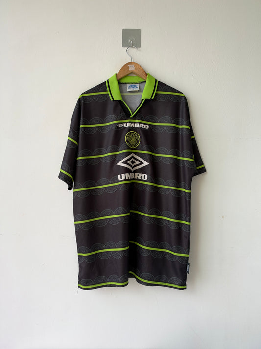 (XL) Celtic 1998-99 Away Shirt Larsson #7