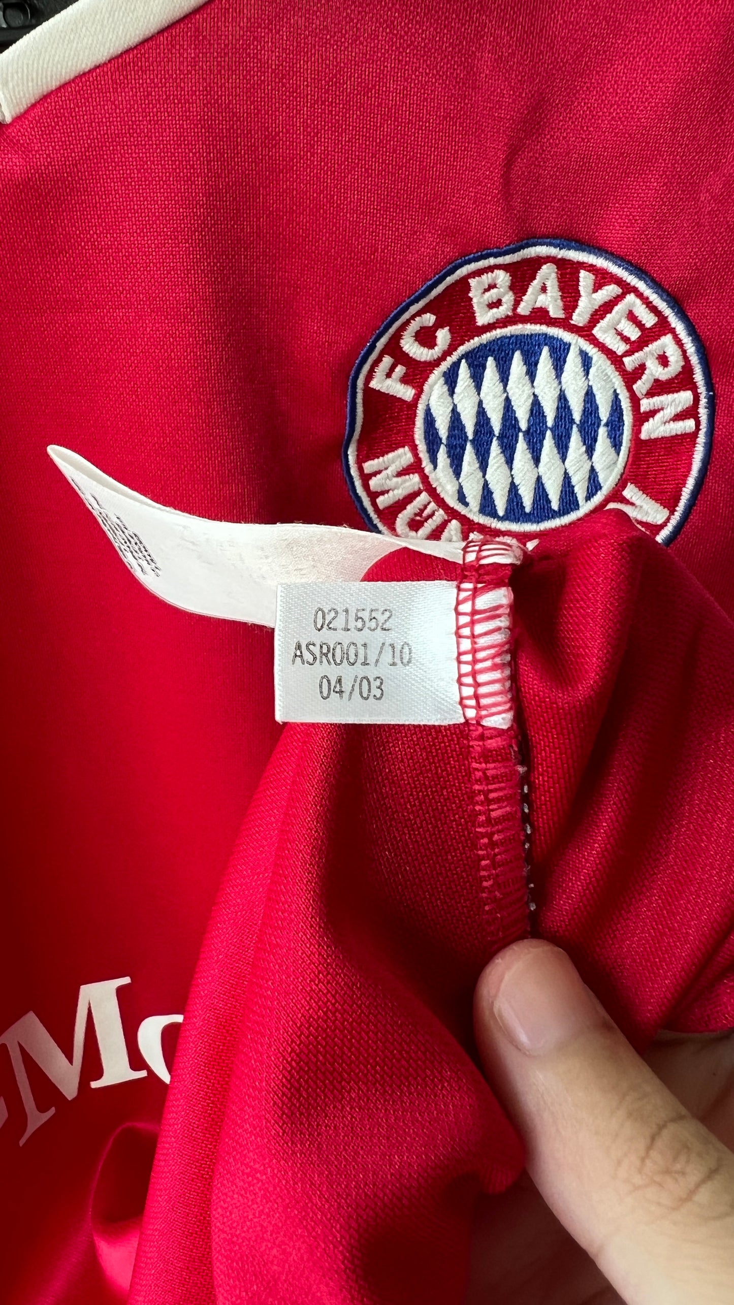 Bayern 2003-04 Home Shirt Ze Roberto #11 (XL Boys fits S)