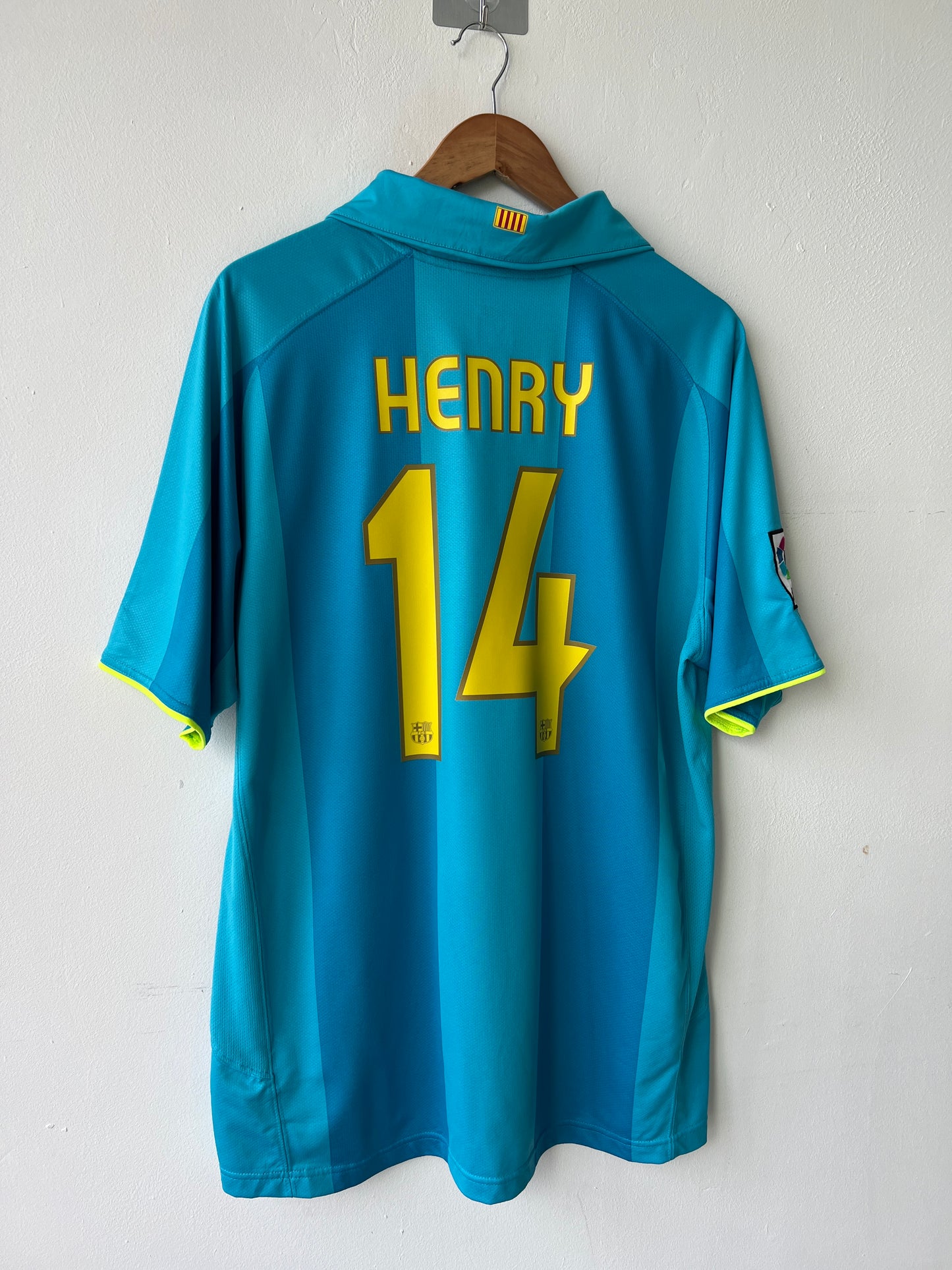 (XL) Barcelona 2007-09 Away Shirt Henry #14