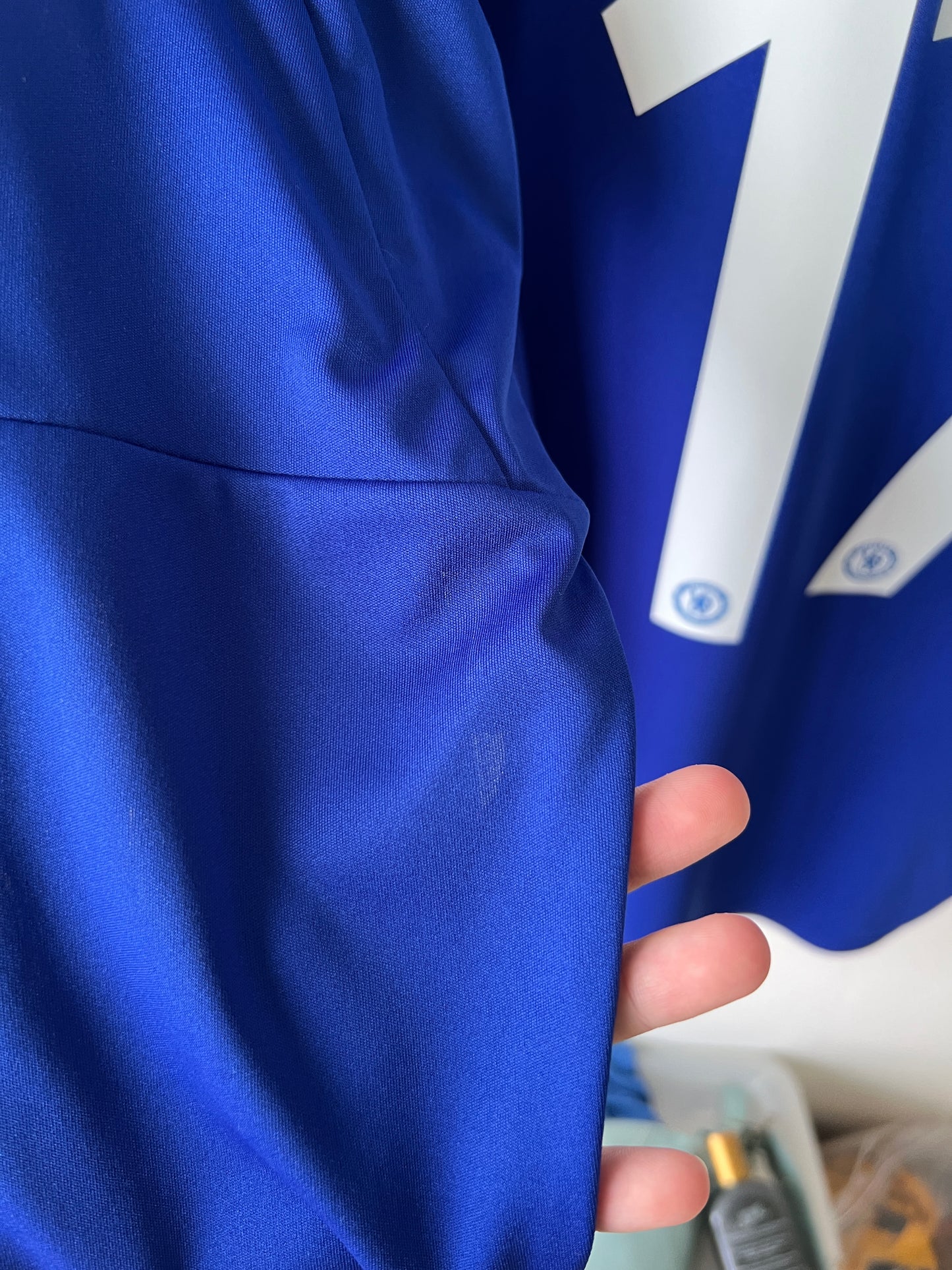 (M) Chelsea 2014-15 Home Long Sleeve Shirt M. Salah #17