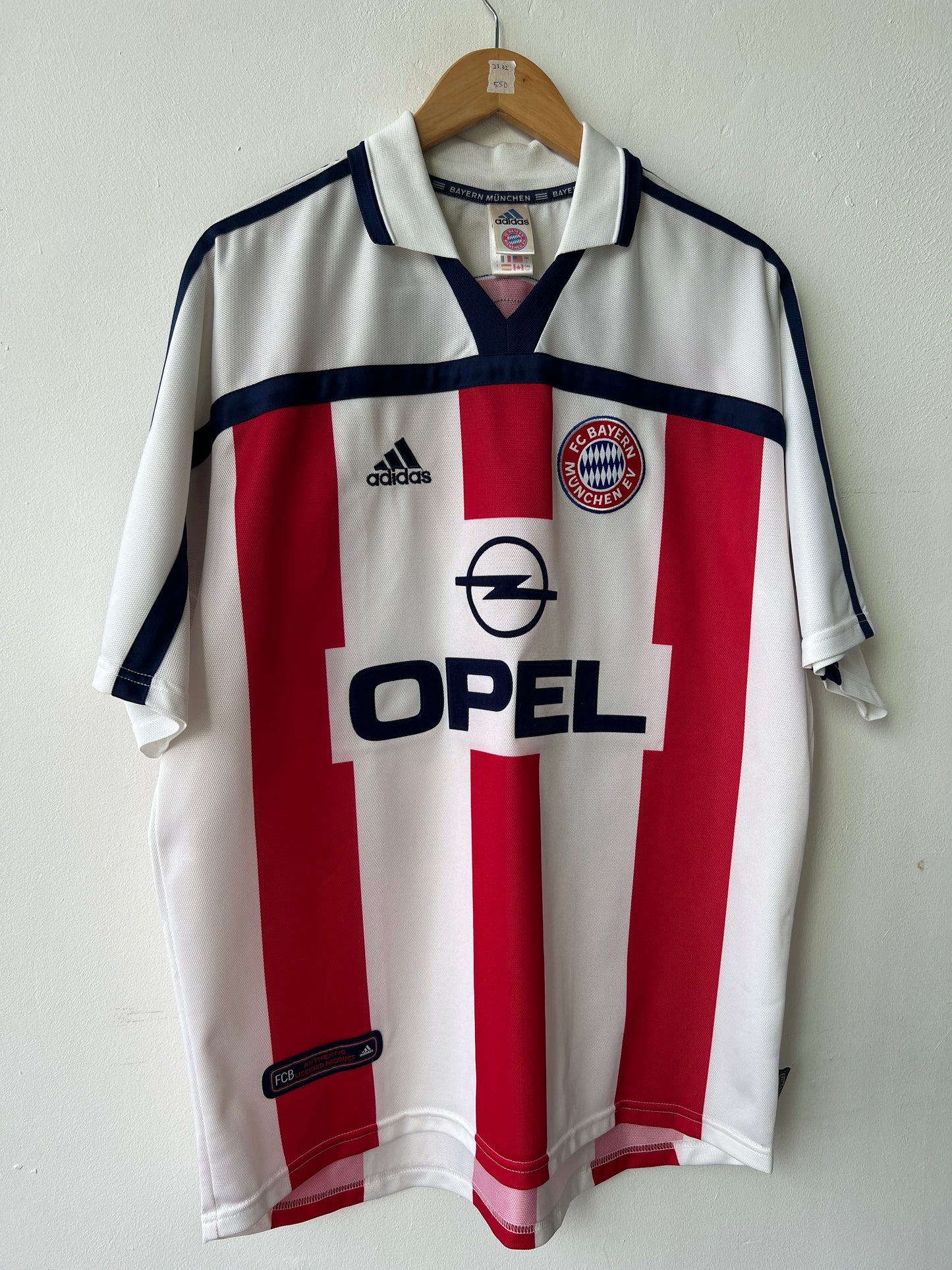 (L) Bayern Munich 2000-02 Away Shirt Hargreaves #23