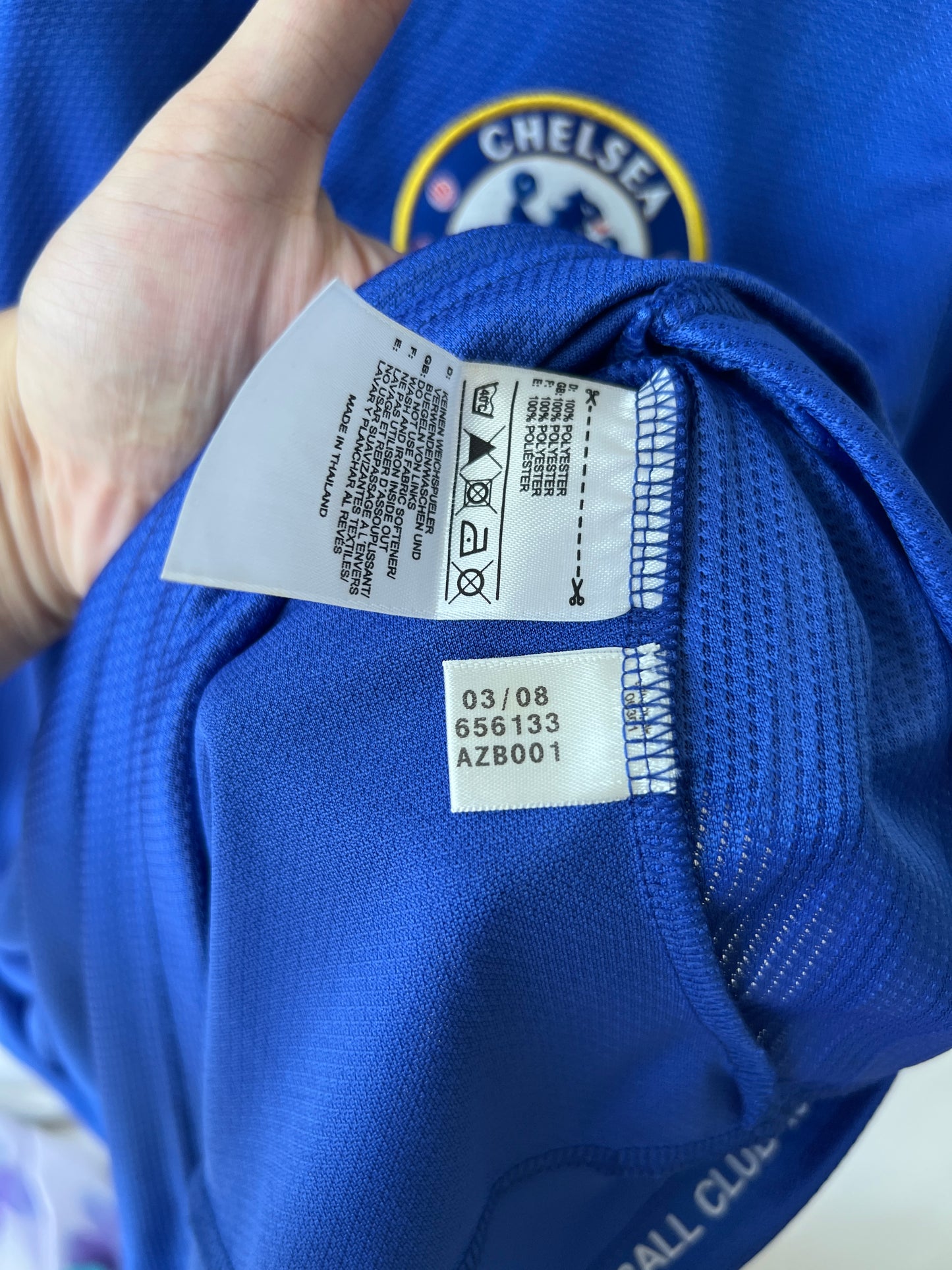 Chelsea 2008-09 Home Shirt Deco #20 (M)