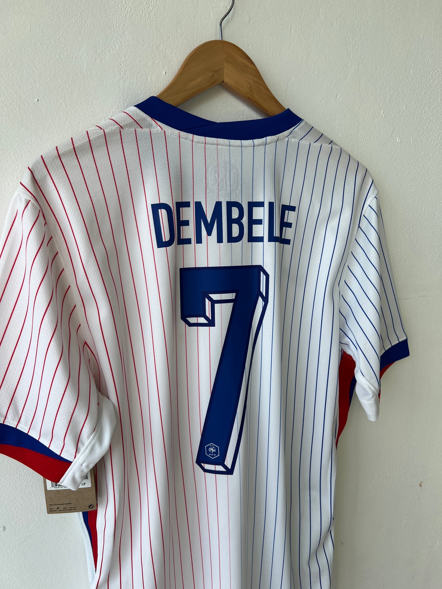 France 2024-25 Away Shirt Dembele #7 (Brand New) (L)