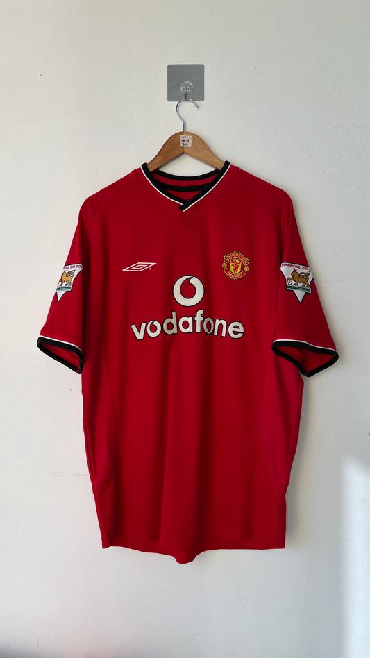 Manchester United 2000-02 Home Shirt Beckham #7 (L)