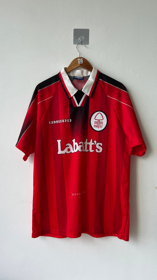 Nottingham Forest 1996-97 Home Shirt Haaland #18 (XL)
