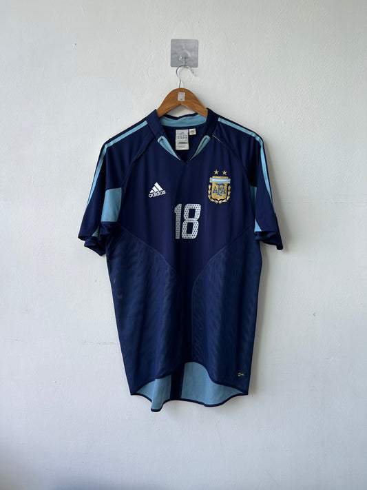 (M) Argentina 2004-05 Away Shirt Messi #18