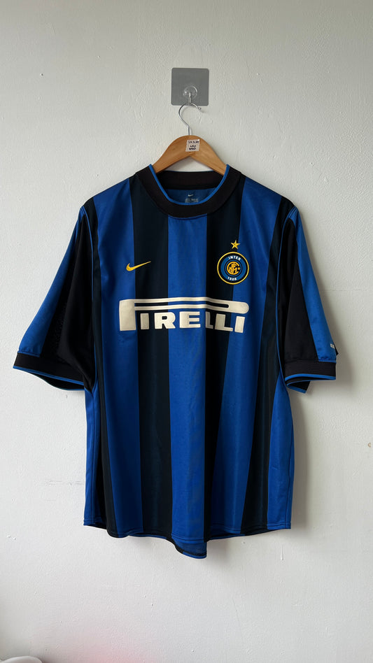 Inter Milan 2000-01 Home Shirt Ronaldo #9 (XL)