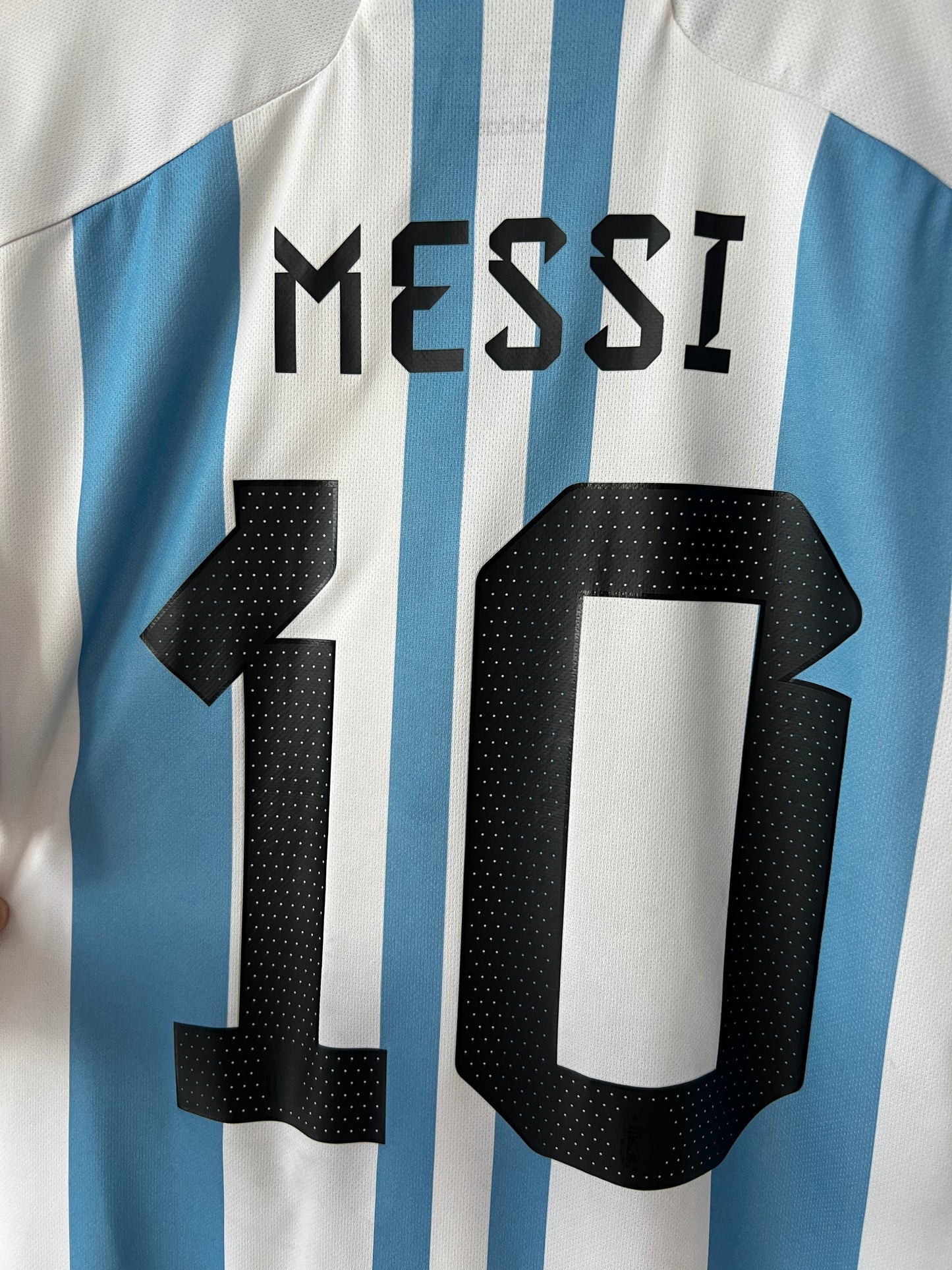 (L) Argentina 2022-23 Home Shirt Messi #10