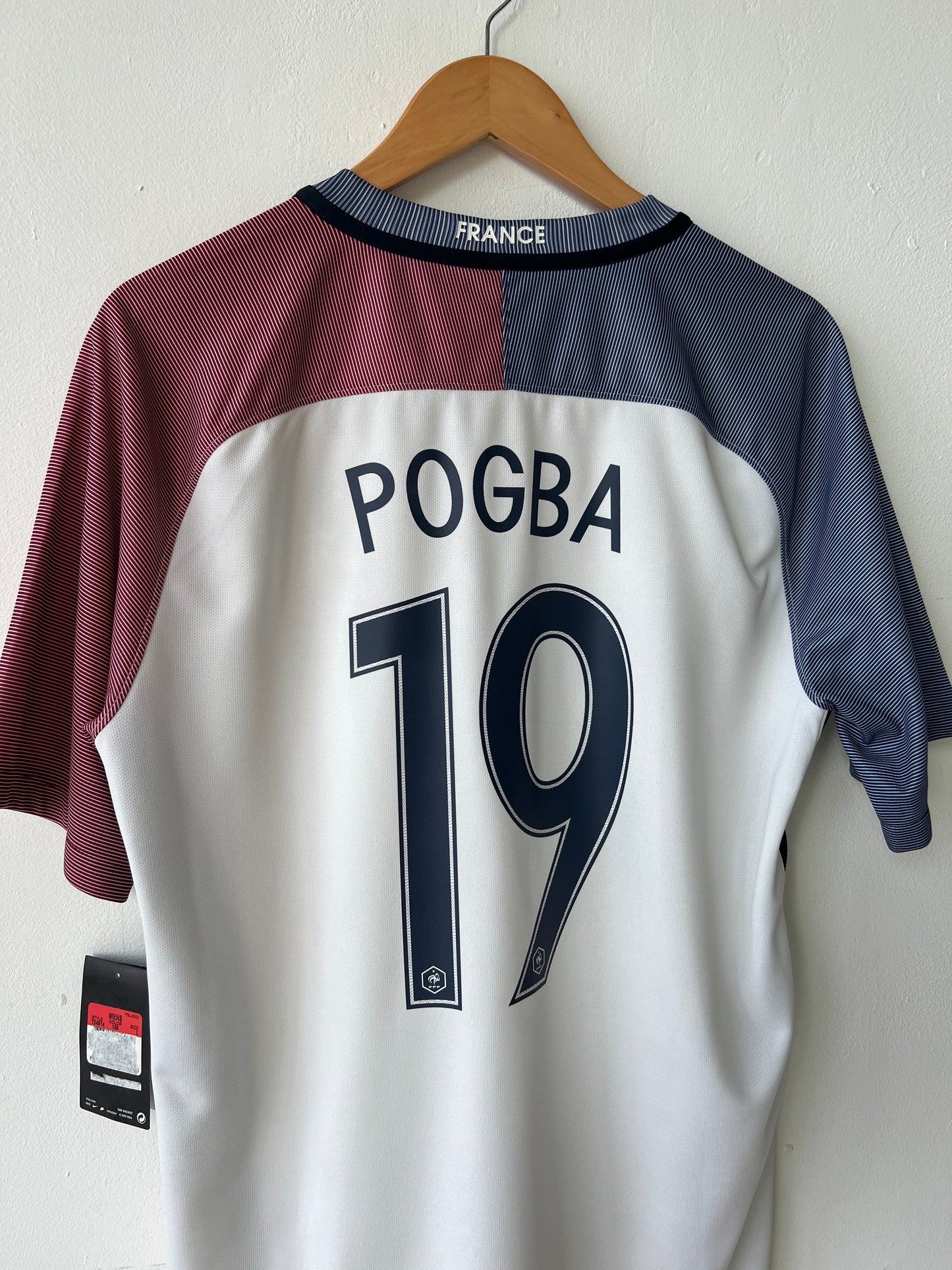 France 2016-17 Away Shirt Pogba #19 (NEW) (L)