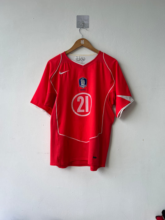 (M) South Korea 2004-06 Home Kit J. S. Park #21