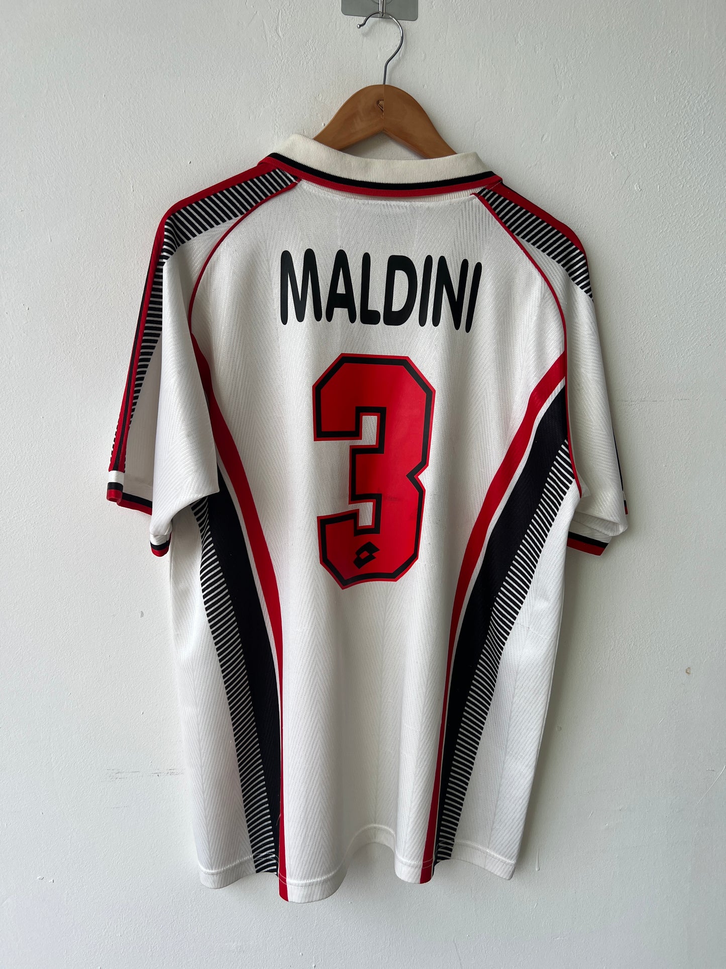 (L) AC Milan 1997-98 Away Shirt Maldini #3