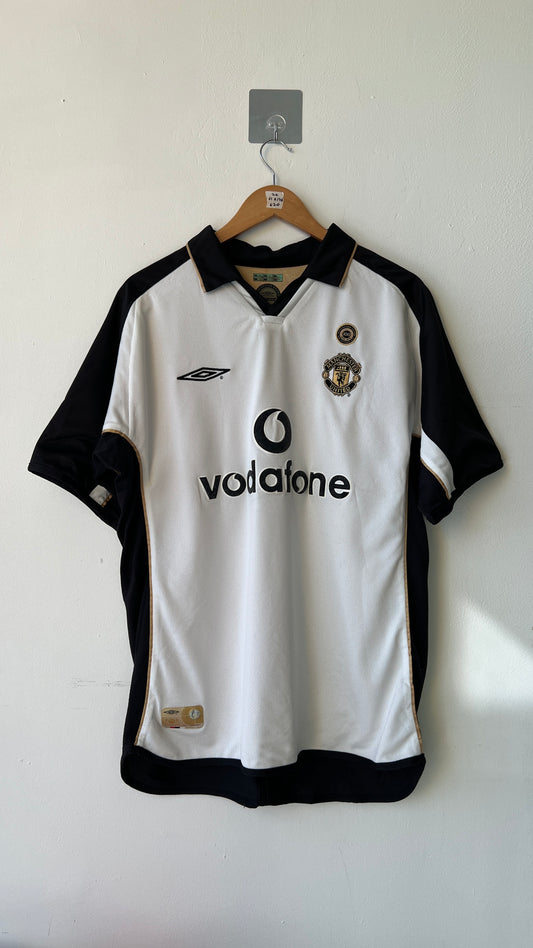 Manchester United 2001-02 Away/Third Shirt Beckham #7 (L) (Reversible)