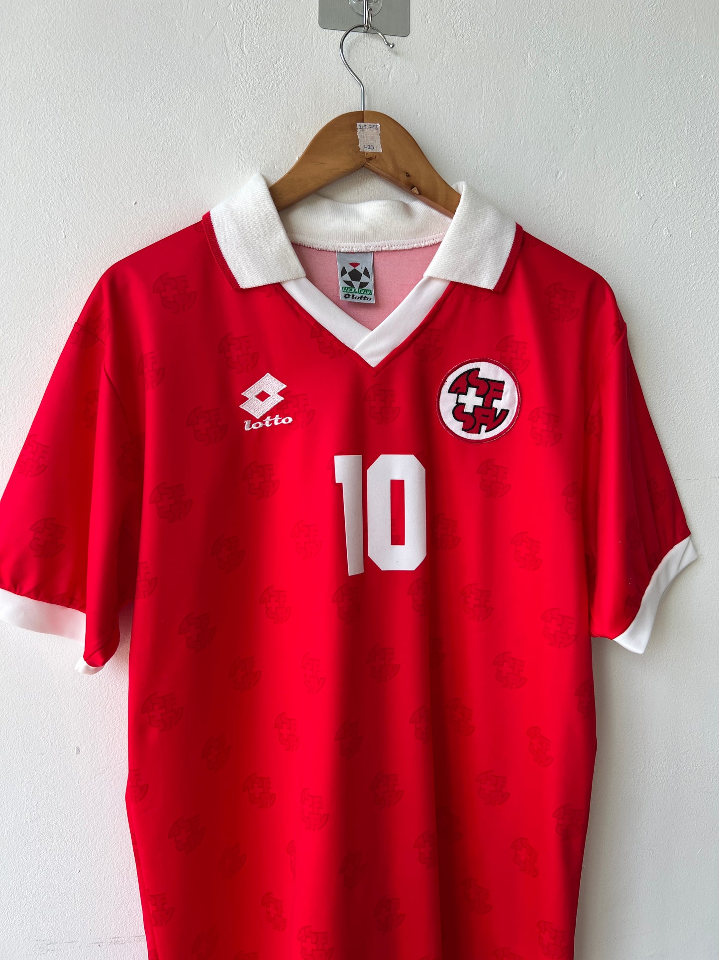 (L) Switzerland 1994-96 Home Shirt Sforza #10