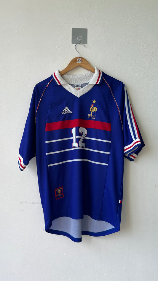 France 1998-00 Home Shirt Henry #12 (L)