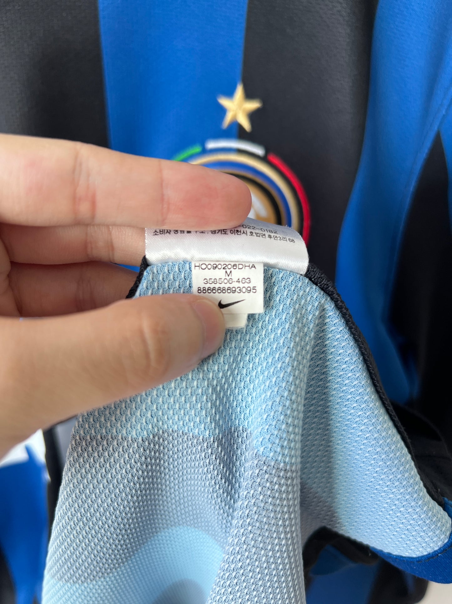 Inter Milan 2009-10 Home Shirt Long Sleeve Eto'o #9 (M)