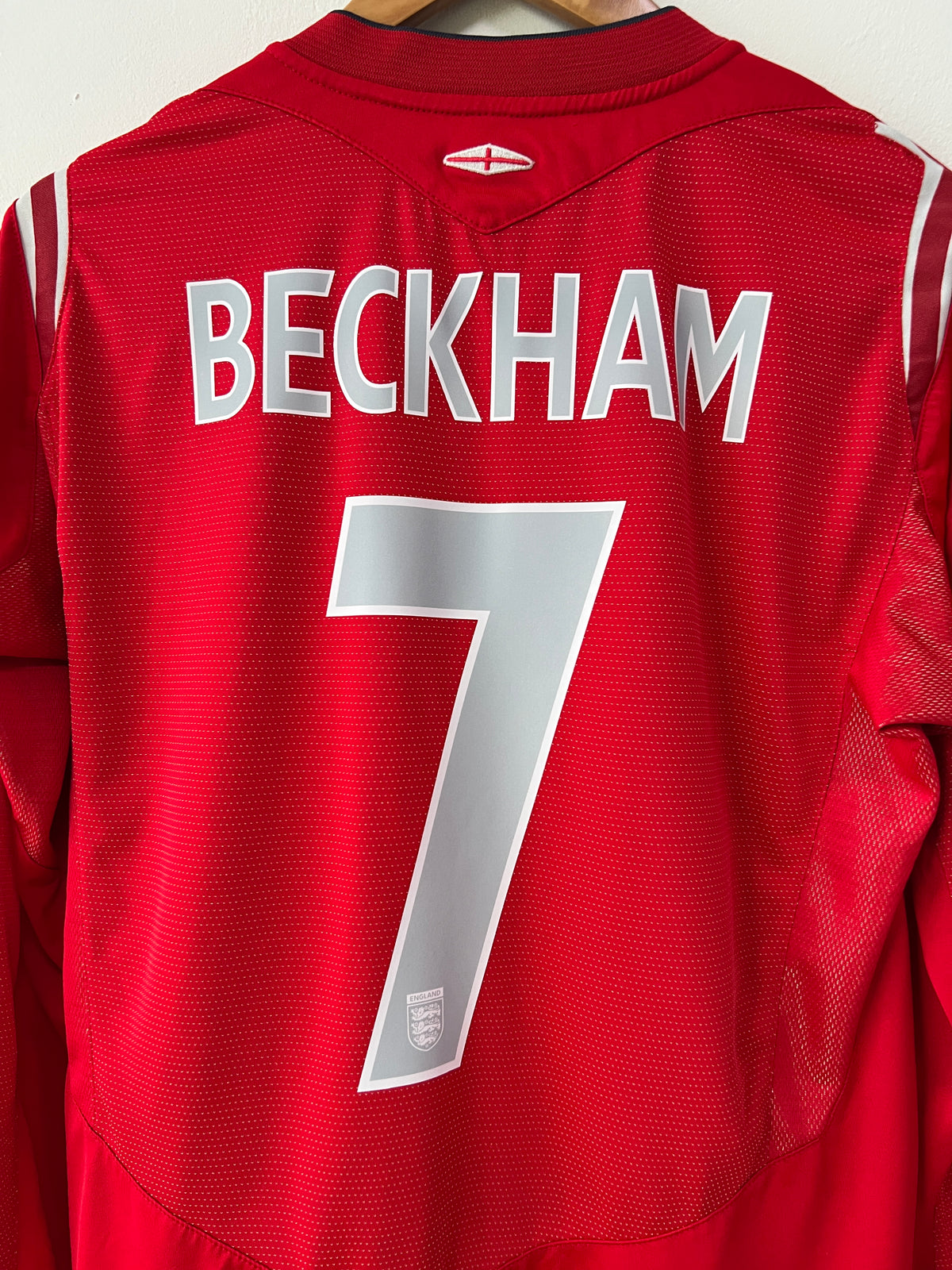 (M) England 2004-06 Away Long Sleeve Shirt Beckham #7